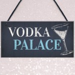 Vodka Palace Alcohol Gift Man Cave Home Bar Pub Plaque Sign