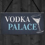 Vodka Palace Alcohol Gift Man Cave Home Bar Pub Plaque Sign