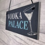 Vodka Palace Alcohol Gift Man Cave Home Bar Pub Plaque Sign