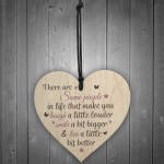 Handmade Wood Heart Plaque Best Friend Gift Special Friendship
