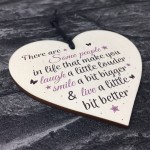 Handmade Wood Heart Plaque Best Friend Gift Special Friendship