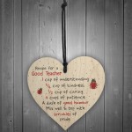 Gifts For Her Handmade Hanging Heart Gift For Teacher Leaving