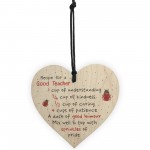 Gifts For Her Handmade Hanging Heart Gift For Teacher Leaving