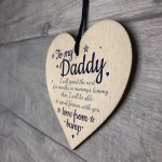 Handmade Wooden Heart From Bump Gifts Dad To Be Father Baby