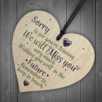 Handmade Wooden Heart Plaque Gifts For Colleague Co Worker Gift