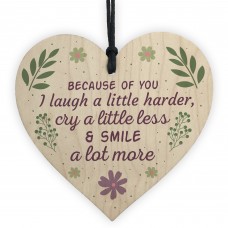 Best Friend Gift Wooden Heart Friendship Birthday Keepsake 