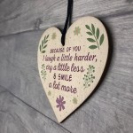 Best Friend Gift Wooden Heart Friendship Birthday Keepsake 