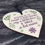 Best Friend Gift Wooden Heart Friendship Birthday Keepsake 