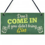 Funny Bar Sign Novelty Hanging Sign Gin Gifts Pub Man Cave 