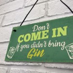 Funny Bar Sign Novelty Hanging Sign Gin Gifts Pub Man Cave 