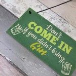 Funny Bar Sign Novelty Hanging Sign Gin Gifts Pub Man Cave 