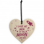 Birthday Gift For Mum Sign Mummy Wooden Heart Special Keepsake 