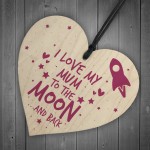Birthday Gift For Mum Sign Mummy Wooden Heart Special Keepsake 
