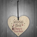 Dance Teacher Ballet Best Coach Heart Thank You Leaving Present 