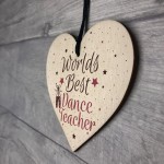 Dance Teacher Ballet Best Coach Heart Thank You Leaving Present 