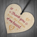 Thank You Gift For Teacher Midwife Nurse Assistant Wooden Heart