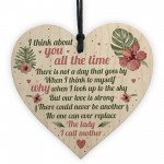 Mum Memorial Gifts Wooden Heart Grave Plaque Tribute Sign Mum