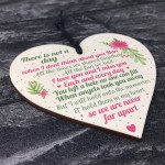 Nan Memorial Gifts Grave Plaque Tribute Sign Wooden Heart Nan