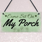 Garden Sign Come Sit Shabby Chic Wall Signs Garden Shed Plaques