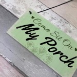 Garden Sign Come Sit Shabby Chic Wall Signs Garden Shed Plaques