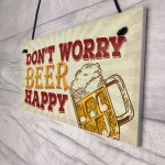 Rustic Beer Kitchen Pub Bar Sign Man Cave Alcohol Garden Plaque