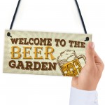 Beer Garden Bar Sign For Garden Pub Man Cave Shed Plaque Gift