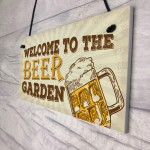 Beer Garden Bar Sign For Garden Pub Man Cave Shed Plaque Gift