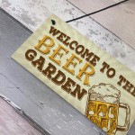Beer Garden Bar Sign For Garden Pub Man Cave Shed Plaque Gift