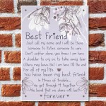 Friendship Gift Best Friend Plaque Sign Thank You Birthday Gifts