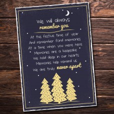 Christmas Memorial Sign Christmas Tree Decoration Nan Mum Dad