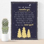 Christmas Memorial Sign Christmas Tree Decoration Nan Mum Dad