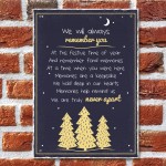 Christmas Memorial Sign Christmas Tree Decoration Nan Mum Dad