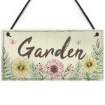 Garden Sign Door Shed Garden SummerHouse Plaque Home Decor