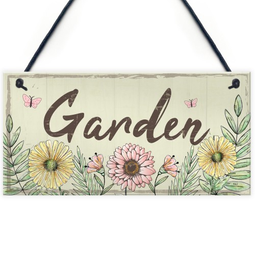 Garden Sign Door Shed Garden SummerHouse Plaque Home Decor