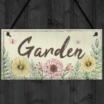 Garden Sign Door Shed Garden SummerHouse Plaque Home Decor