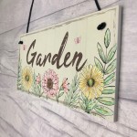 Garden Sign Door Shed Garden SummerHouse Plaque Home Decor