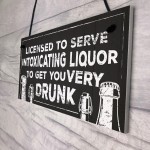 Man Cave Sign Pub Home Bar Licensee Plaque Shed BBQ Garden Sign