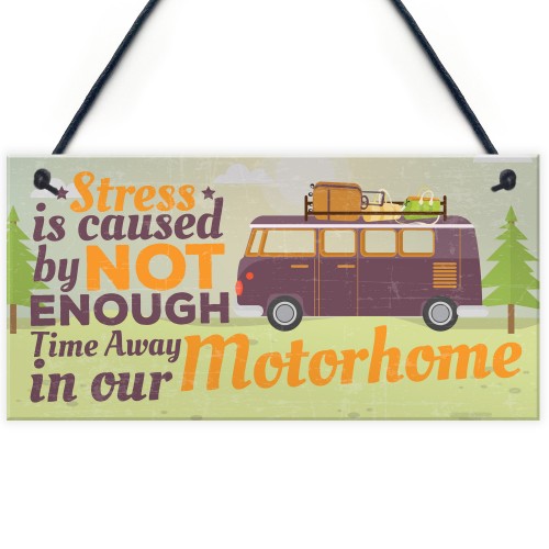 Motorhome Caravan Campervan Hanging Plaque Camping Gifts