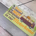 Motorhome Caravan Campervan Hanging Plaque Camping Gifts