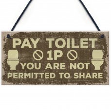 Shabby Chic BATHROOM Signs Door Plaque Toilet Bathroom The Loo 
