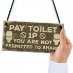 Shabby Chic BATHROOM Signs Door Plaque Toilet Bathroom The Loo 