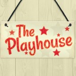 Childs The Playhouse Bedroom Playroom Sign Hanging Wall Plaque