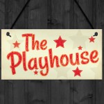 Childs The Playhouse Bedroom Playroom Sign Hanging Wall Plaque