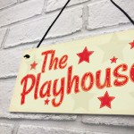 Childs The Playhouse Bedroom Playroom Sign Hanging Wall Plaque