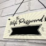 The Wifi Password Chalkboard Home Decor Gift Plaque Home Sign