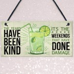 Funny Alcohol Sign Gin Vodka Prosecco Garden Sign Plaque Gift