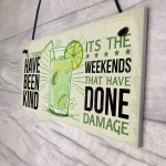 Funny Alcohol Sign Gin Vodka Prosecco Garden Sign Plaque Gift