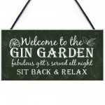 Gin Signs Garden Shed Bar Pub Plaque Gin & Tonic Alcohol Sign