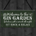 Gin Signs Garden Shed Bar Pub Plaque Gin & Tonic Alcohol Sign