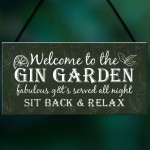 Gin Signs Garden Shed Bar Pub Plaque Gin & Tonic Alcohol Sign